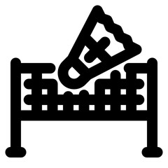 Badminton Net Icon