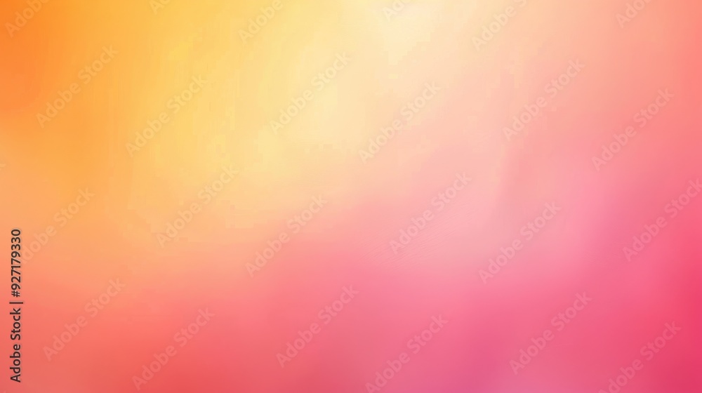 Poster A soft, abstract gradient background featuring a blend of light yellow and pink hues, creating a smooth, ethereal effect. The colors transition seamlessly, evoking a sense of tranquility and calm.