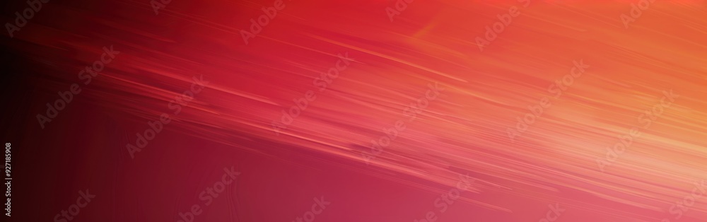Leinwandbilder a beautiful sunset sky with streaks of white clouds against a backdrop of bright pink and orange hue