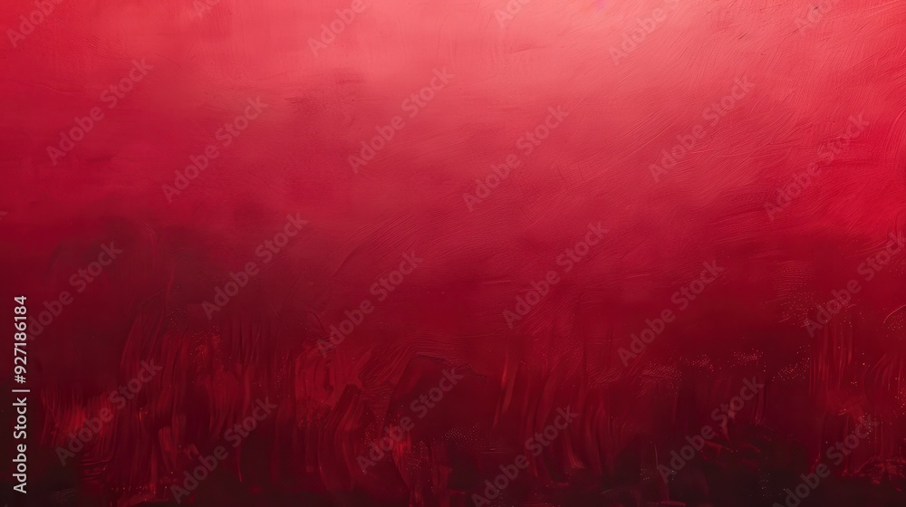 Fototapete A red gradient background with a subtle texture, the color transitioning from a darker red at the bottom to a lighter red at the top. The texture is faint and adds depth to the overall image.