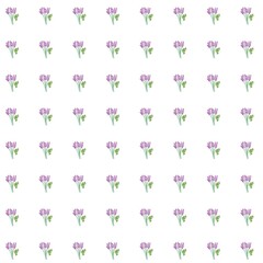 Continuous flower wallpaper image