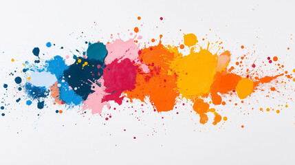 Fototapeta premium background splash de cores, paint, diverse colors, vivid.