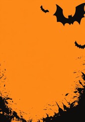 Obraz premium Minimalist Halloween Party Design for Children