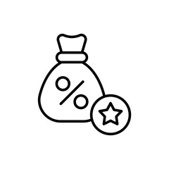 Franchise tax outline icons, minimalist vector illustration ,simple transparent graphic element .Isolated on white background