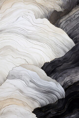 Printable vertical abstract art in soft tones