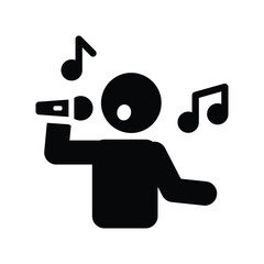 Singing icon