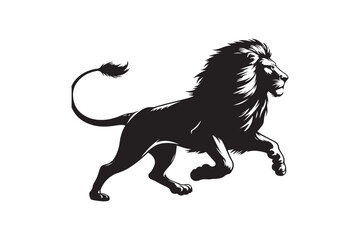 Lion silhouette vector illustration