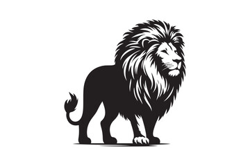 Lion silhouette vector illustration