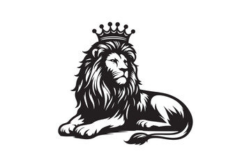 Lion silhouette vector illustration