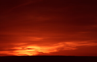 Fototapeta premium sunset in the sky
