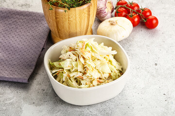 Dietary tasty Cole slaw salad