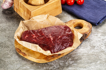 Raw beef shouler for cooking