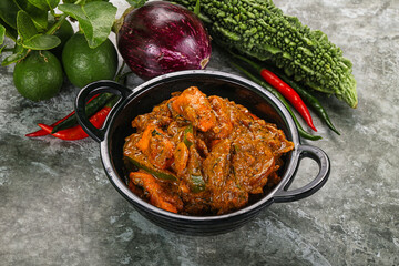 Indian cuisine - homemade mutter paneer