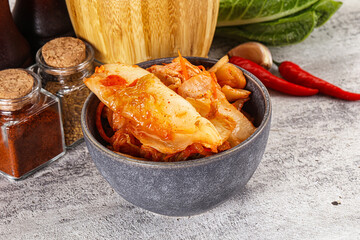 Korean cuisine fermented cabbage kimchi