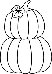 Stacked Pumpkins outline vector.
Autumn harvest pumpkin outline vector.
fall pumpkin outline svg.