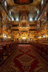 Church of Peace in Świdnica, Baroque interior