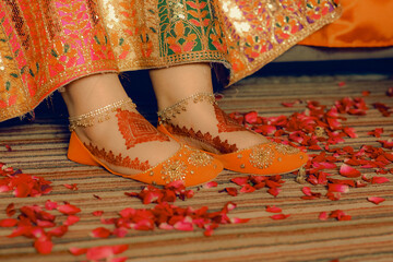 Bridal mehndi- henna tattoo on women hands. mehndi is a traditional indian decorative art. ( mehndi...