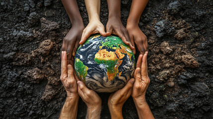 Conceptual Image of Environmental, Social, and Governance Principles. Generative AI