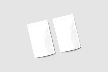 Pouch Packaging Blank Mockup