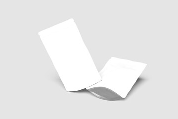 Pouch Packaging Blank Mockup