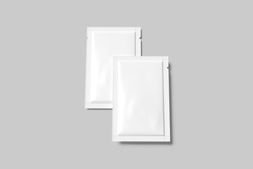 Sachet Packaging Blank Mockup