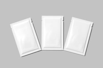 Sachet Packaging Blank Mockup