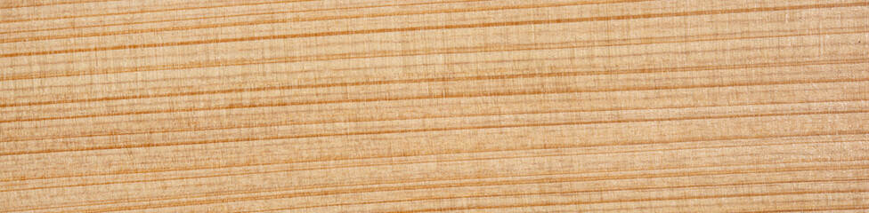 Uniform American cypress veneer with a soft wood pattern