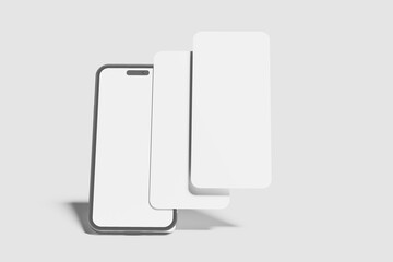 Smartphone Screen Blank Mockup