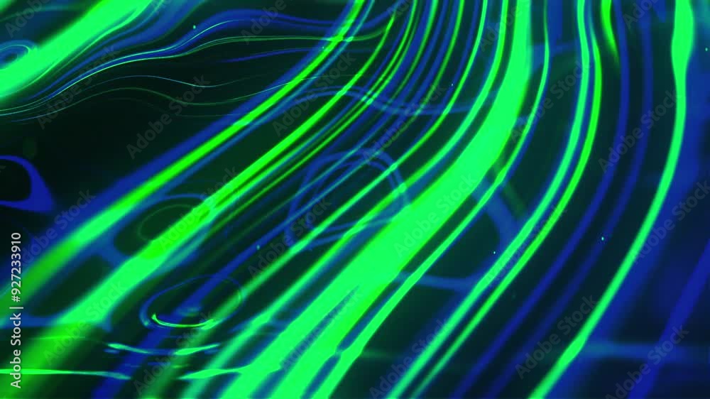 Wall mural abstract background colorful line waves