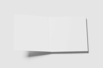Square Magazine Blank Mockup