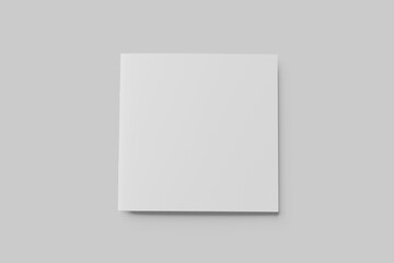Square Magazine Blank Mockup