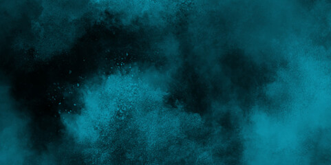 abstract cloud and vapor texture background. Black and blue smoke aquarelle smudge illustration smooth grungy smokey light pastel colors ink glow. blue color powder explosion .	
