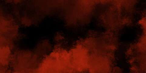abstract cloud and vapor texture background. Black and red smoke aquarelle smudge illustration smooth grungy smokey light red colors ink glow. red color powder explosion	
