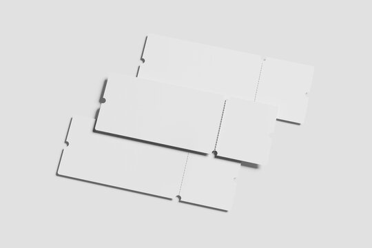 Ticket Blank Mockup