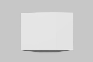 Trifold Brochure Blank Mockup