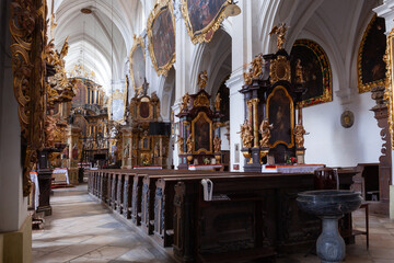 Cistercian Abbey in Henryk&oacute;w church interior