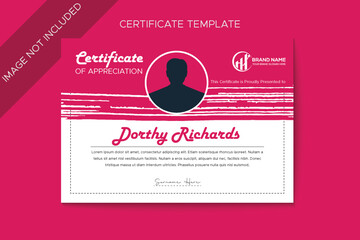Fototapeta premium Gradient elegant certificate template