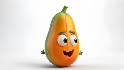 Obraz premium papaya cartoon