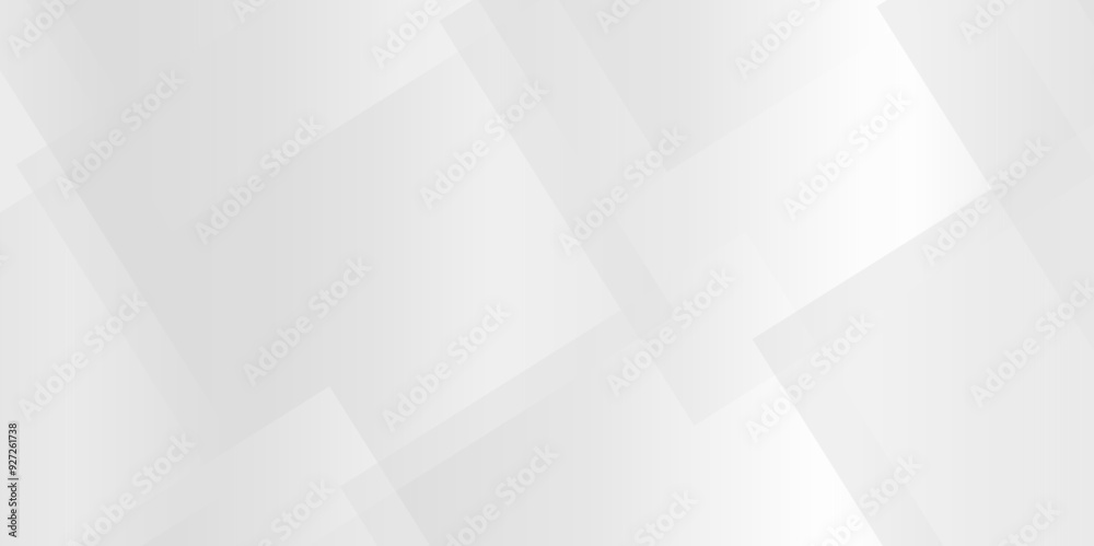 Poster abstract modern white and gray pattern geometric luxury gradient line background random square shape
