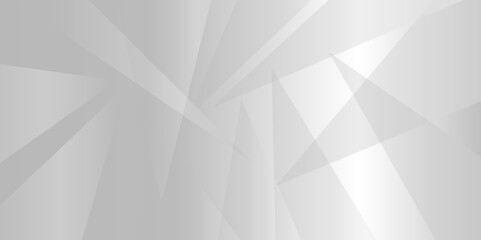 Obraz premium Abstract white and gray line background design. abstract white and grey on light silver background modern design. Low poly vector illustration. triangle pattern gradient background.