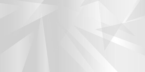 Abstract white and gray line background design. abstract white and grey on light silver background modern design. Low poly vector illustration. triangle pattern gradient background.