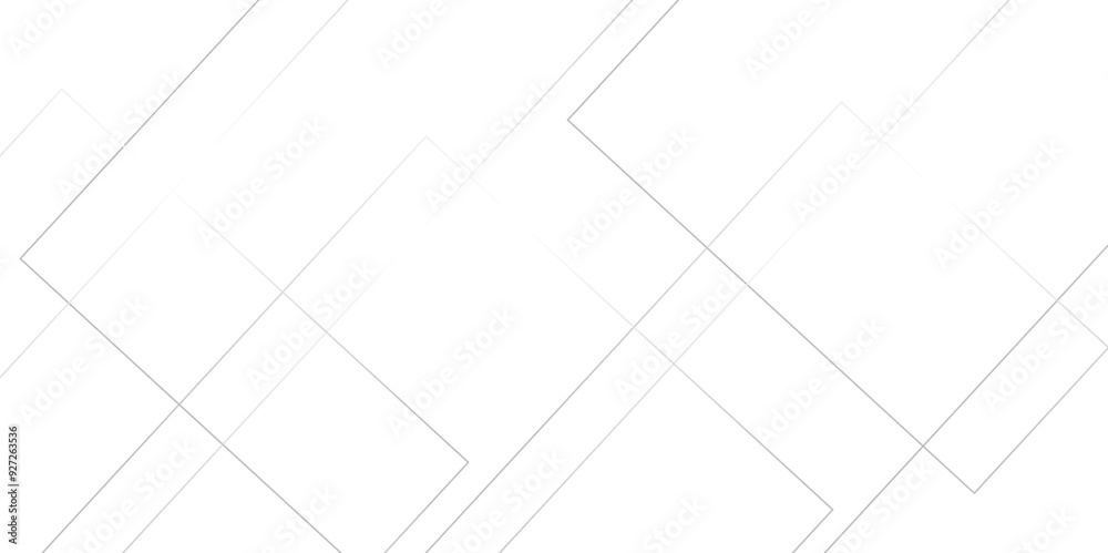 Poster abstract seamless random geometric white, black square lines pattern on a transparent background des