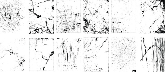 Grunge Urban Backgrounds set.Texture Vector.Dust Overlay Distress Grain ,Simply Place illustration over any Object to Create grungy Effect .abstract,splattered , dirty, texture for your design. 