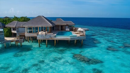 Luxurious Overwater Villa in the Picturesque Maldives Destination