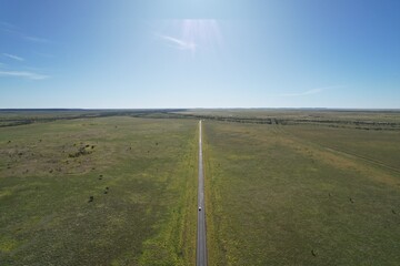 Aerial photo of Winton Queensland Australia