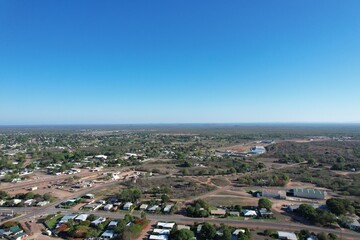 Aerial photo of Charters Towers Queensland Australia