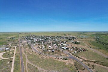 Aerial photo of Julia Creek Queensland Australia