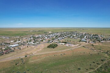 Aerial photo of Julia Creek Queensland Australia