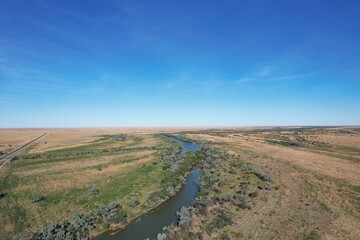 Aerial photo of Julia Creek Queensland Australia
