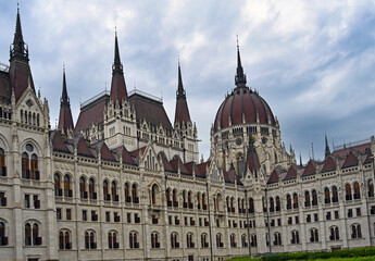 Fototapeta premium Hungarian Parliament building in Budapest Hungary